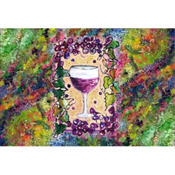 Carolines Treasures Carolines Treasures 8616PILLOWCASE Wine Moisture Wicking Fabric Standard Pillowcase - 20 x 30 in. 8616PILLOWCASE - main